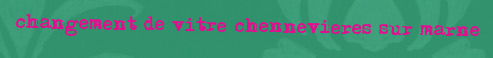 Changement de vitre Chennevieres sur marne